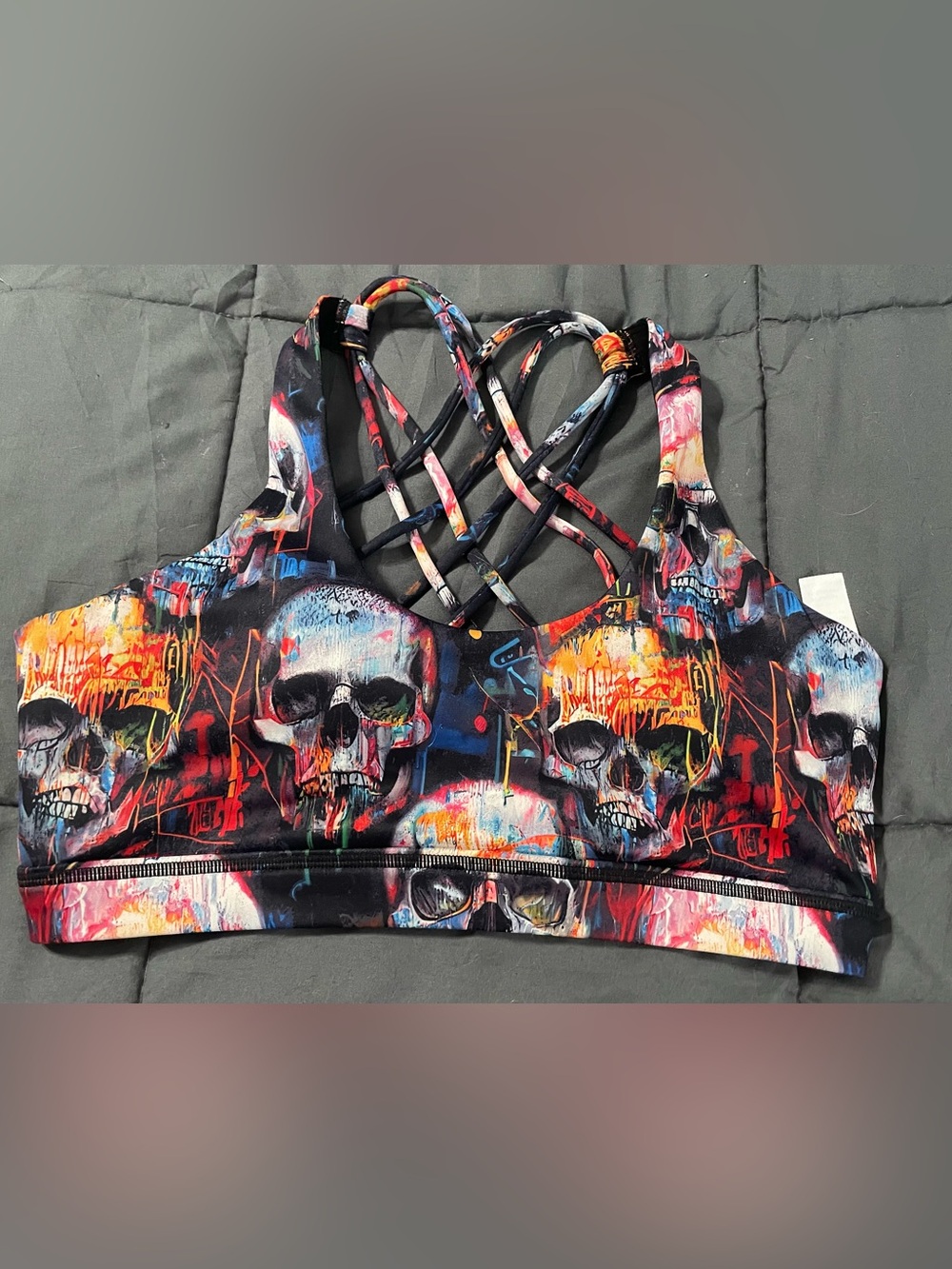 CVG Death By Art Sports Bra Medium